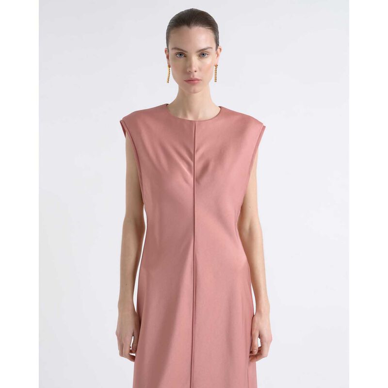 Cue Satin Bias Midi Dress image number 15